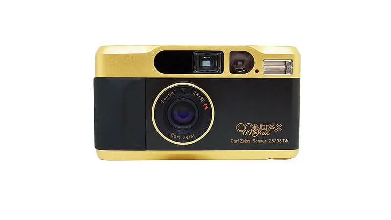 appareil photo argentique contax t2 60 years