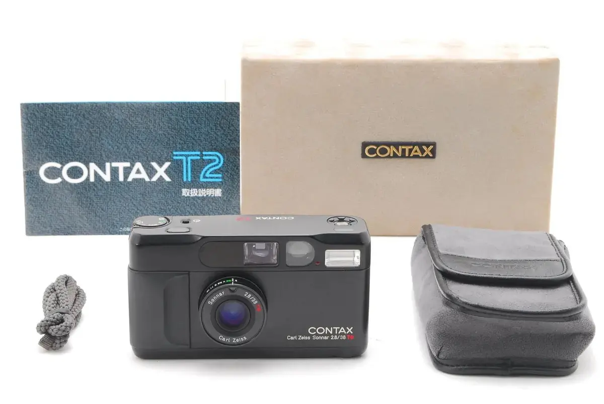 appareil photo argentique contax t2 box